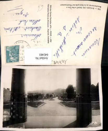 642481,Foto Ak Salies-du-Salat Boulevard de la Gare pres de l Etablissement France