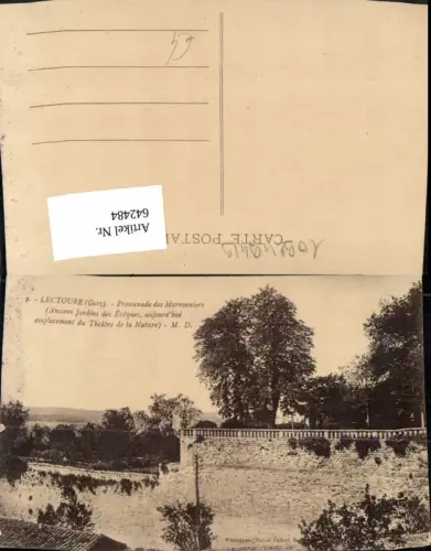 642484,Lectoure Gers Promenade des Marronniers France