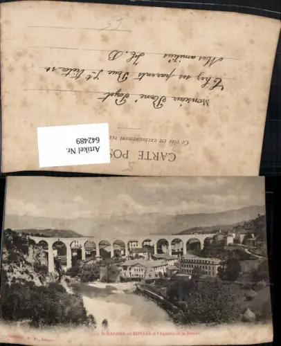 642489,St-Nazaire-en-Royans et l Aqueduc de la Bourne Aquädukt France