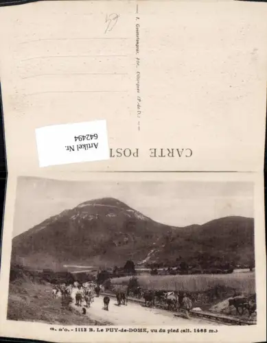 642494,Le Puy-de-Dome vu du pied France