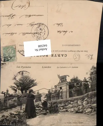 642508,Les Pyrenees Lourdes Le Calvaire 1er Station France