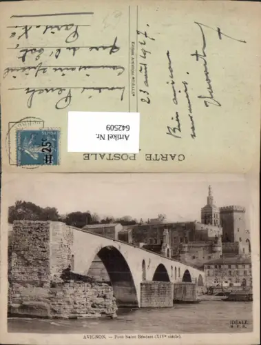 642509,Avignon Pont Saint-Benezet Brücke France