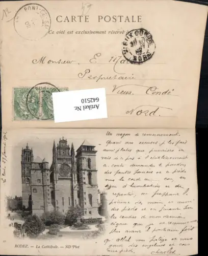 642510,Rodez La Cathedrale Kathedrale France