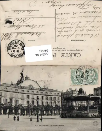 642511,Bayonne La Place d Armes France