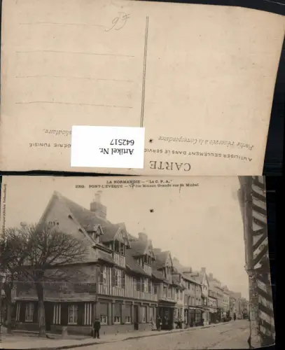 642517,La Normandie Pont-L Eveque Vieille Maison Grande rue St Michel France