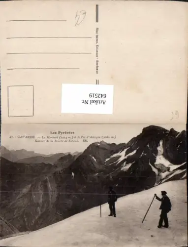 642519,Les Pyrenees Gavarnie Le Marbore et le Pic d Astazoui Bergsteigen France