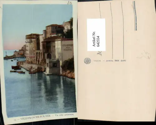 642554,Villefranche-sur-Mer Un coin artistique France