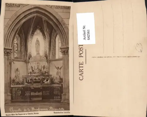 642561,Nevers Maison Mere des Soeurs de la Charite Kapelle France