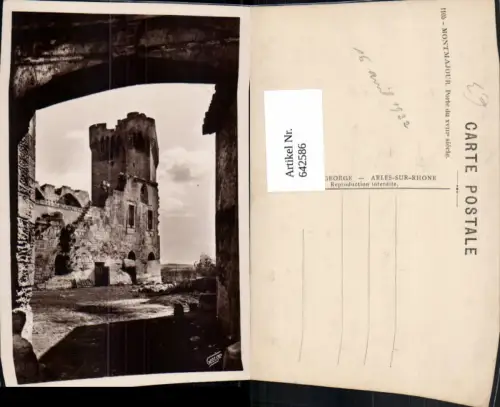 642586,Montmajour Porte du XVIII siecle France
