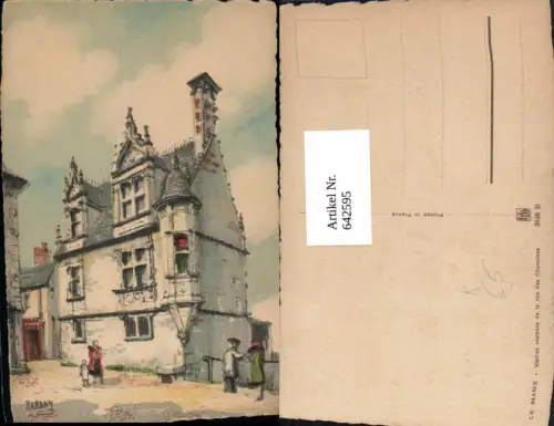 642595,Künstler Ak Barday Le Mans Vieilles maisons de la rue des Chancines France