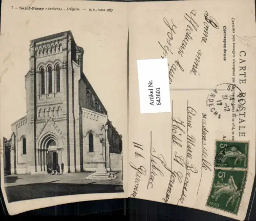 642601,Saint-Peray Ardeche l Eglise Kirche France