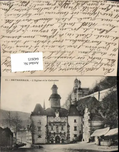 642615,Betharram L Eglise et le Calvaire Kirche France