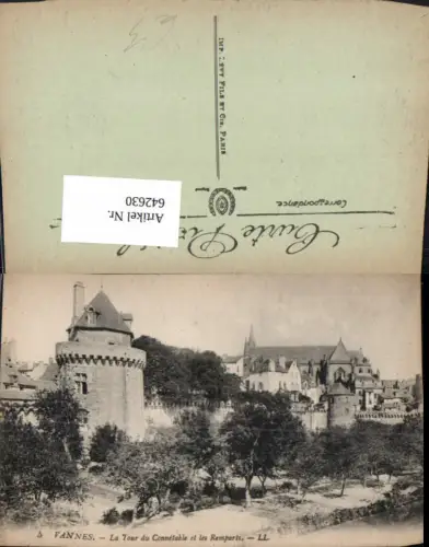 642630,Vannes La Tour du Connetable et les Remparts France