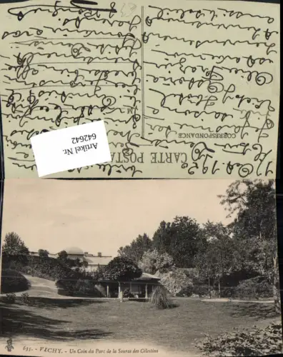 642642,Vichy Un Coin du Parc de la Source des Celestins France