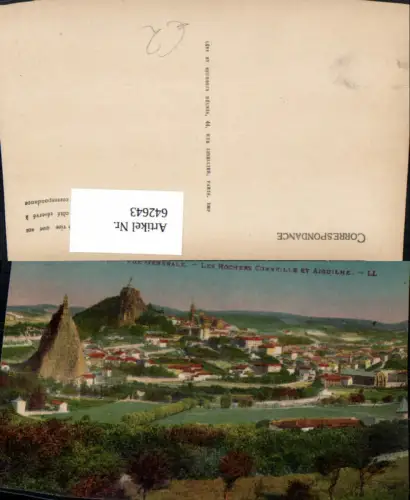 642643,Le Puy Vue generale Les Rochers Corneille et Aiguilhe France
