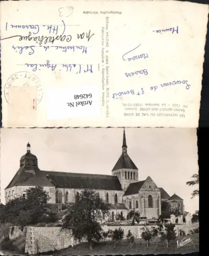 642648,Foto Ak Les Merveilles du Val de Loire Saint-Benoit-sur-Loire La basilique France