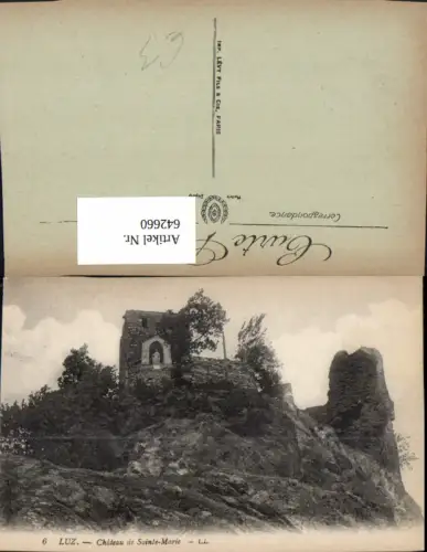 642660,Luz Chateau de Sainte-Marie Schloss France