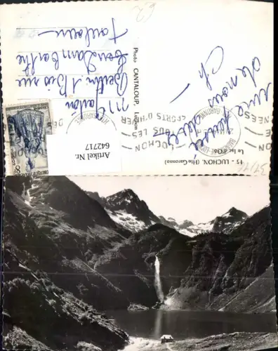 642717,Luchon Haute-Garonne Le Lac d Oo Wasserfall France