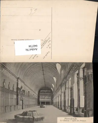 642734,Pierrefonds Le Chateau Salle des Preuzes France