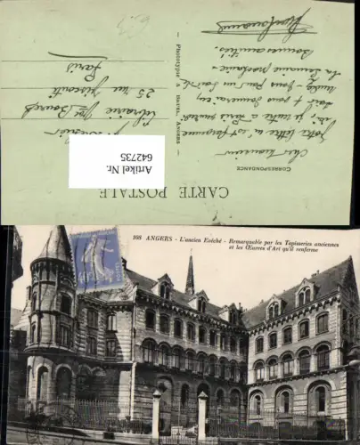 642735,Angers L ancien Eveche Remarquable par les Tapisseries anciennes France