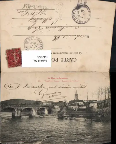 642755,La Haute-Garonne Vallee du Salat Labastide du Salat Brücke France