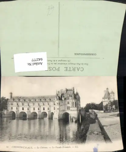 642777,Chenonceaux Le Chateau La Facade Orientale Schloss France