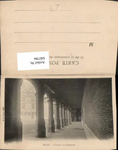 642784,Blois Chateau La Colonnade France