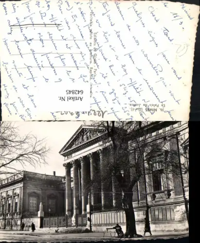 642845,Foto Ak Nimes Le Palais de Justice France
