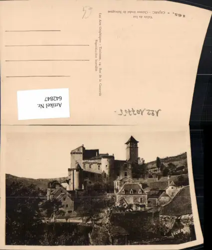 642847,Vallee du Lot Cajarc Chateau feodal de Salvagnac Schloss France