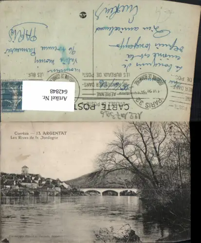 642848,Correze Argentat Les Rives de la Dordogne Brücke France