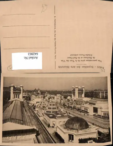 642863,Paris Vue panoramique prise de la Tour des Vins de Bordeaux et du Sud-Ouest France