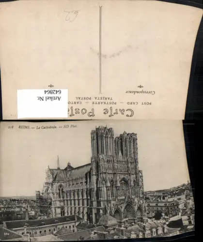 642864,Reims La Cathedrale France