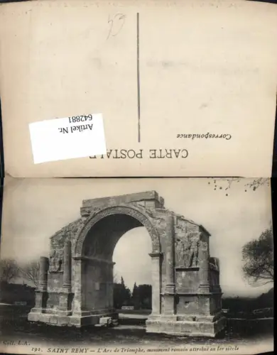 642881,Saint Remy L Arc de Triomphe France