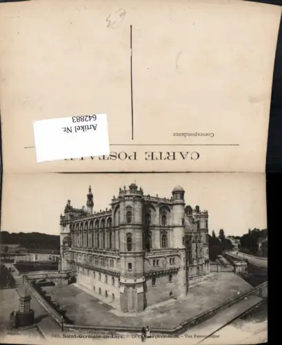 642883,Saint-Germain-en-Laye Le Chateau Vue Panoramique France