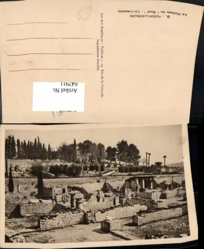 642911,Vaison-la-Romaine La Maison des Messii Vue d ensemble France