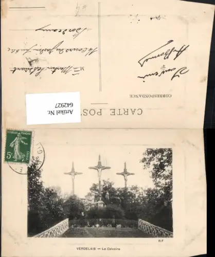 642927,Verdelais Le Calvaire Kreuz Kreuze France