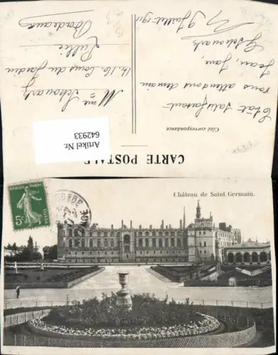 642933,Chateau de Saint Germain Schloss France