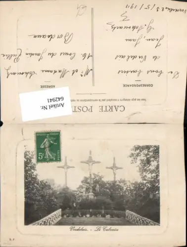 642941,Verdelais Le Calvaire Kreuz Kreuze France