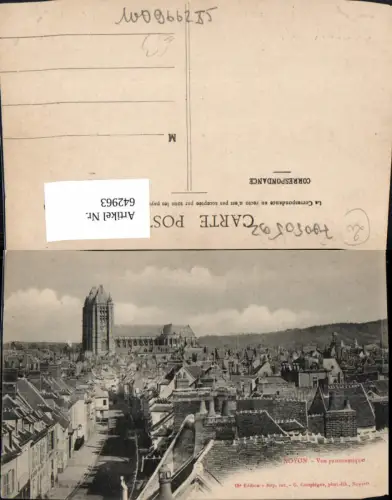 642963,Noyon Vue panoramique France