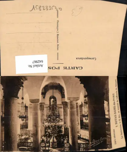 642967,Notre-Dame-du-Port Kirche Innen France