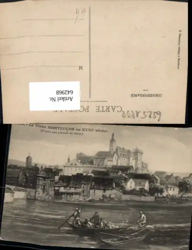 642968,Künstler Ak Le Vieux Montlucon au XVIII siecle France
