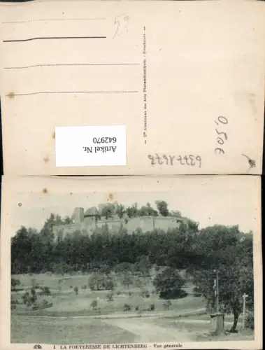 642970,La Forteresse de Lichtenberg Vue generale France