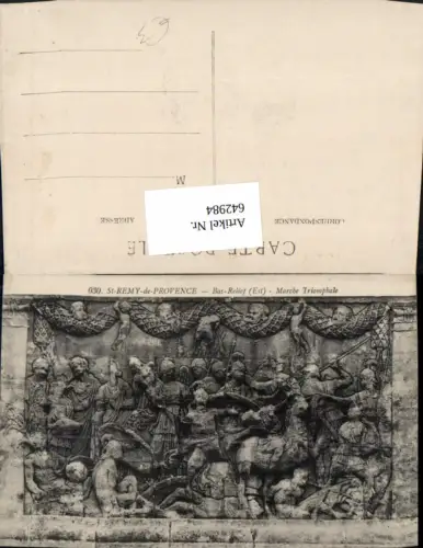 642984,St-Remy-de-Provence Bas-Relief Est Marche Triomphe France