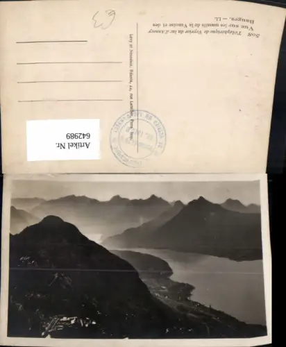 642989,Telepherique de Veyrier du lac d Annecy Vue sur les massifs de la Vanoise et des Bauges France