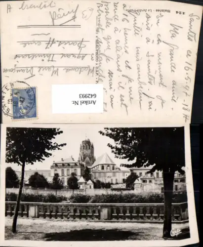 642993,Foto Ak Saintes Le Jardin Public France