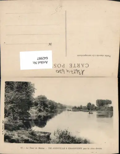 642997,Le Tour de Marne De Joinville a Champigny par la rive droite France