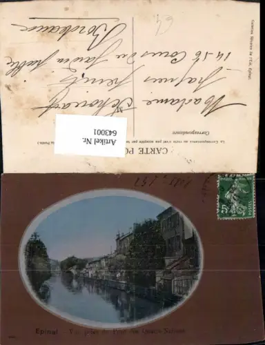643001,Epinal Vue prise du Pont des Quatre-Nations France