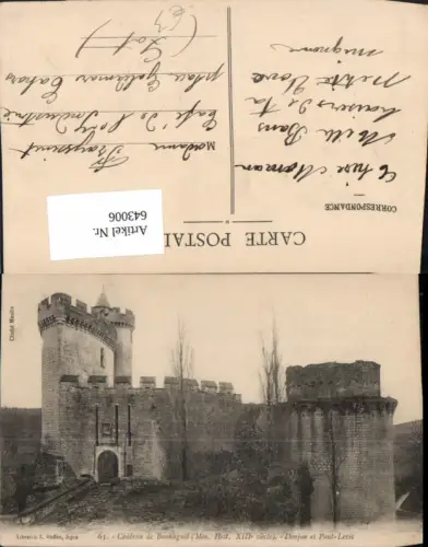 643006,Chateau de Bonnaguil Donjon et Pont-Levis France