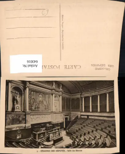 643016,Chambre des Deputes Salle des Seances France