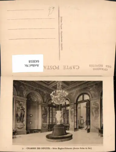 643018,Chambre des Deputes Salon Eugene-Delacroix France